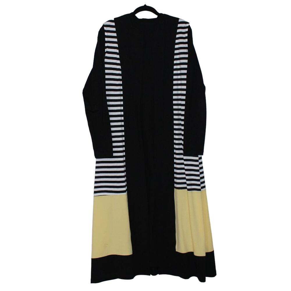 Two Piece Maxi Dress and Vest Set Size 12 Large